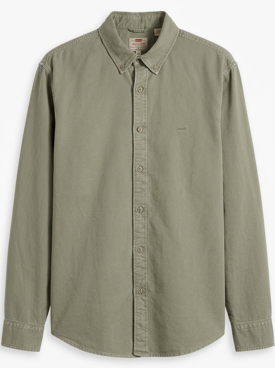 Shirt after Wrinklaway. Perfectly smooth